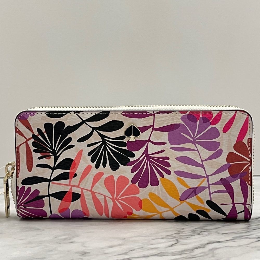NEW Kate Spade Hawaii Exclusive Slim Continental Wallet Zip Around Clutch